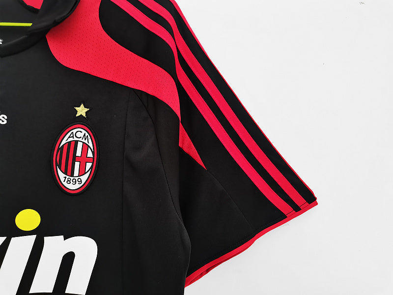 Camisa Milan Retrô 2007/2008 Preta - | Futmantos
