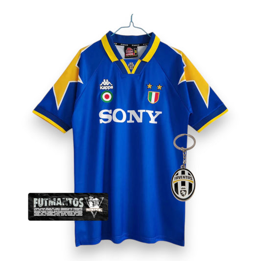 Camisa Juventus Retrô 1995/1996 - Azul | Futmantos
