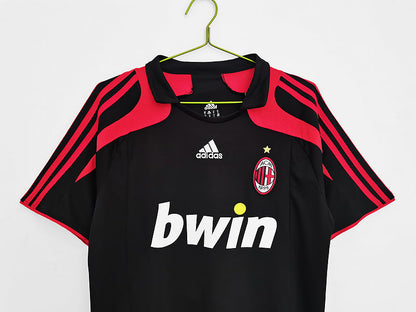 Camisa Milan Retrô 2007/2008 Preta - | Futmantos