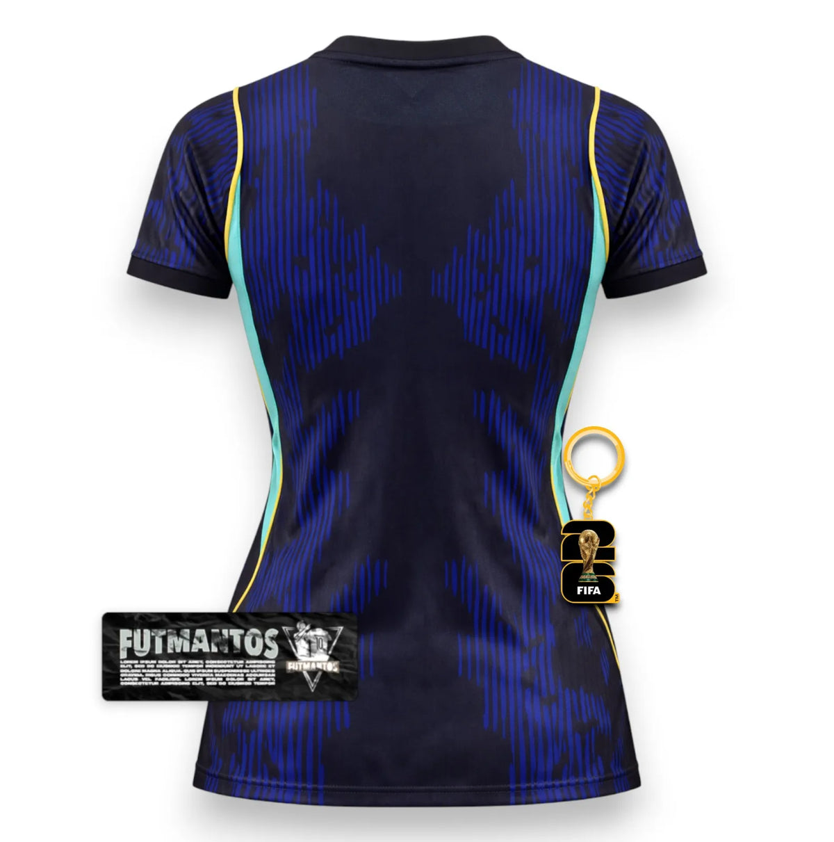 Camisa Brasil ll 2026 - Feminina Azul | FutMantos