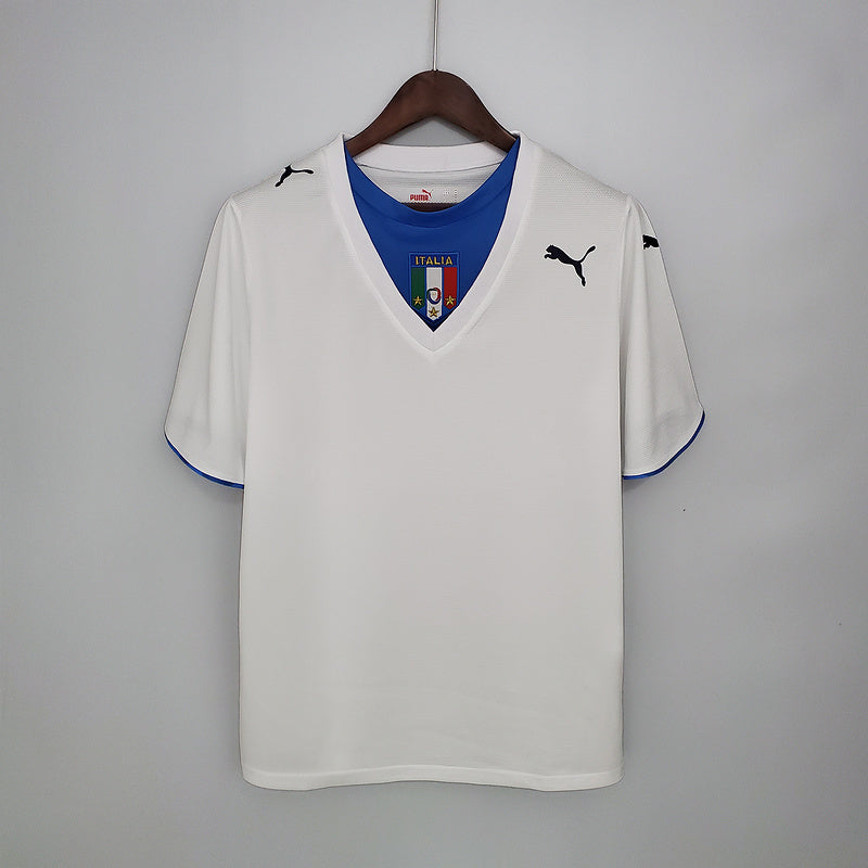 Camisa Itália Retrô 2006 Branca - | Futmantos