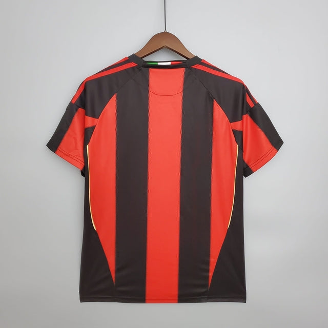 Camisa Milan Retrô 2010/2011 Vermelha e Preta - | Futmantos