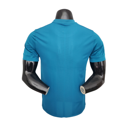 Camisa Real Madrid III 17/18 - Azul - Masculino Jogador