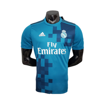 Camisa Real Madrid III 17/18 - Azul - Masculino Jogador