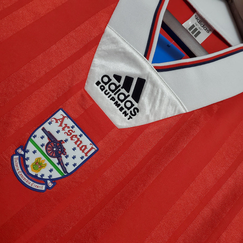 Camisa Arsenal Retrô 1992/1993 Vermelha- | Futmantos