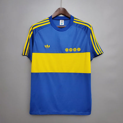 Camisa Boca Juniors Retrô 1981 Azul e Amarela - | Futmantos