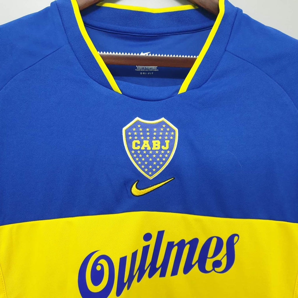 Camisa Boca Juniors Retrô 2001 Azul e Amarela - | Futmantos