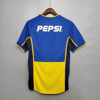 Camisa Boca Juniors Retrô 2002 Azul e Amarela - | Futmantos