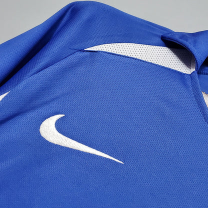 Camisa Seleção Brasileira Retrô 2002 Azul - | Futmantos