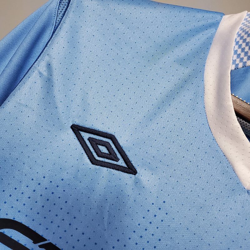 Camisa Manchester City Retrô 2011/2012 Azul - | Futmantos
