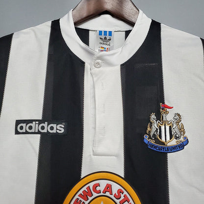 Camisa Newcastle Retrô 1995/1997 Preta e Branca - | Futmantos
