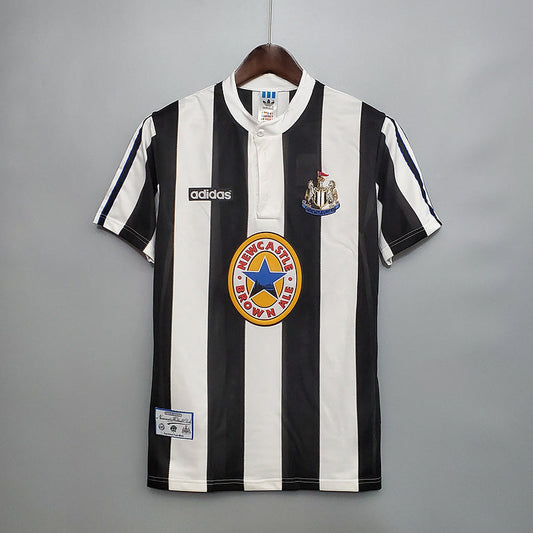 Camisa Newcastle Retrô 1995/1997 Preta e Branca - | Futmantos