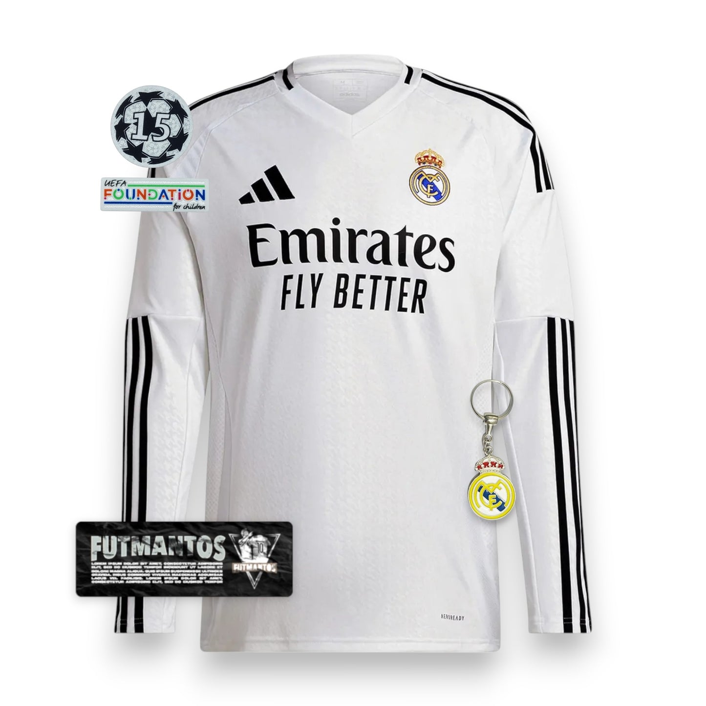 Camisa Real Madrid 24/25 - Manga longa | Futmantos