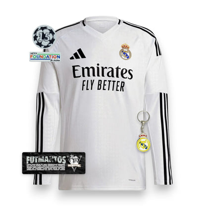 Camisa Real Madrid 24/25 - Manga longa | Futmantos