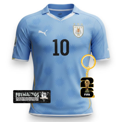 Camisa Uruguai 1 2010/11 - Retrô| Futmantos