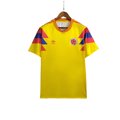 Camisa Colômbia l 1990 - Versão Retrô | FutMantos