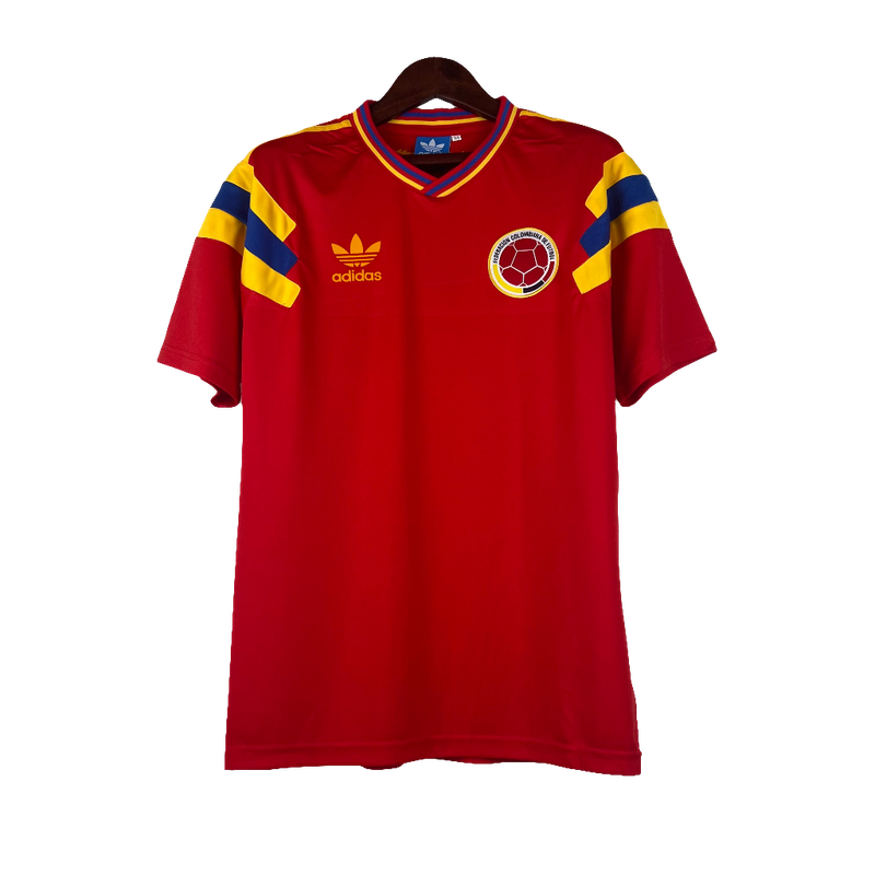 Camisa Colômbia ll 1990 - Versão Retrô | FutMantos
