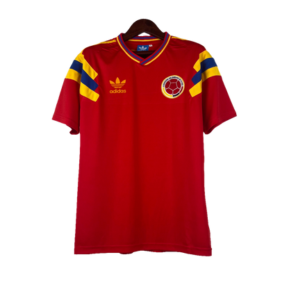 Camisa Colômbia ll 1990 - Versão Retrô | FutMantos