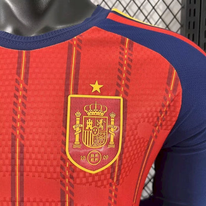 Camisa Espanha I 2026/27 - Manga Longa Jogador | Futmantos