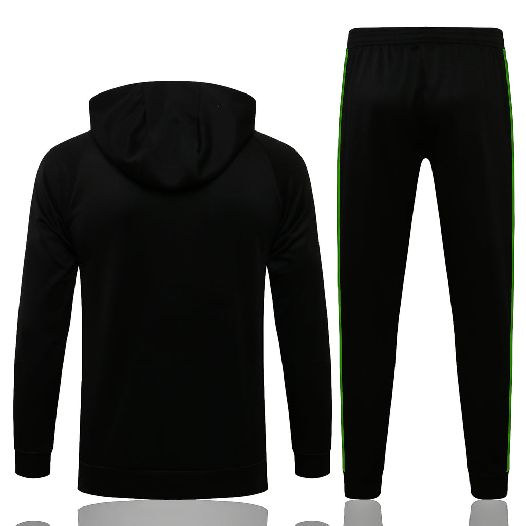 Conjunto Ajax 2122 Preta - - Com Capuz