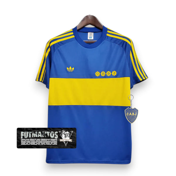 Camisa Boca Juniors Retrô 1981 Azul e Amarela - | Futmantos