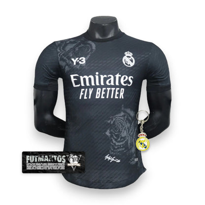 Camisa Real Madrid y3 preta 24/25 - Jogador  | Futmantos