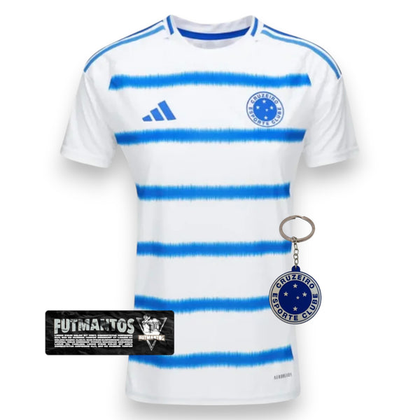 Camisa Cruzeiro II 25/26 Feminina Branca | FutMantos