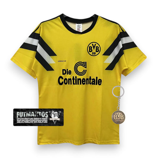 Camisa Borussia Dortmund 1989 I Home - Versão Retrô | Futmantos