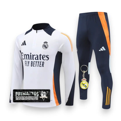 Agasalho de treino Real Madrid Branco - 24/25