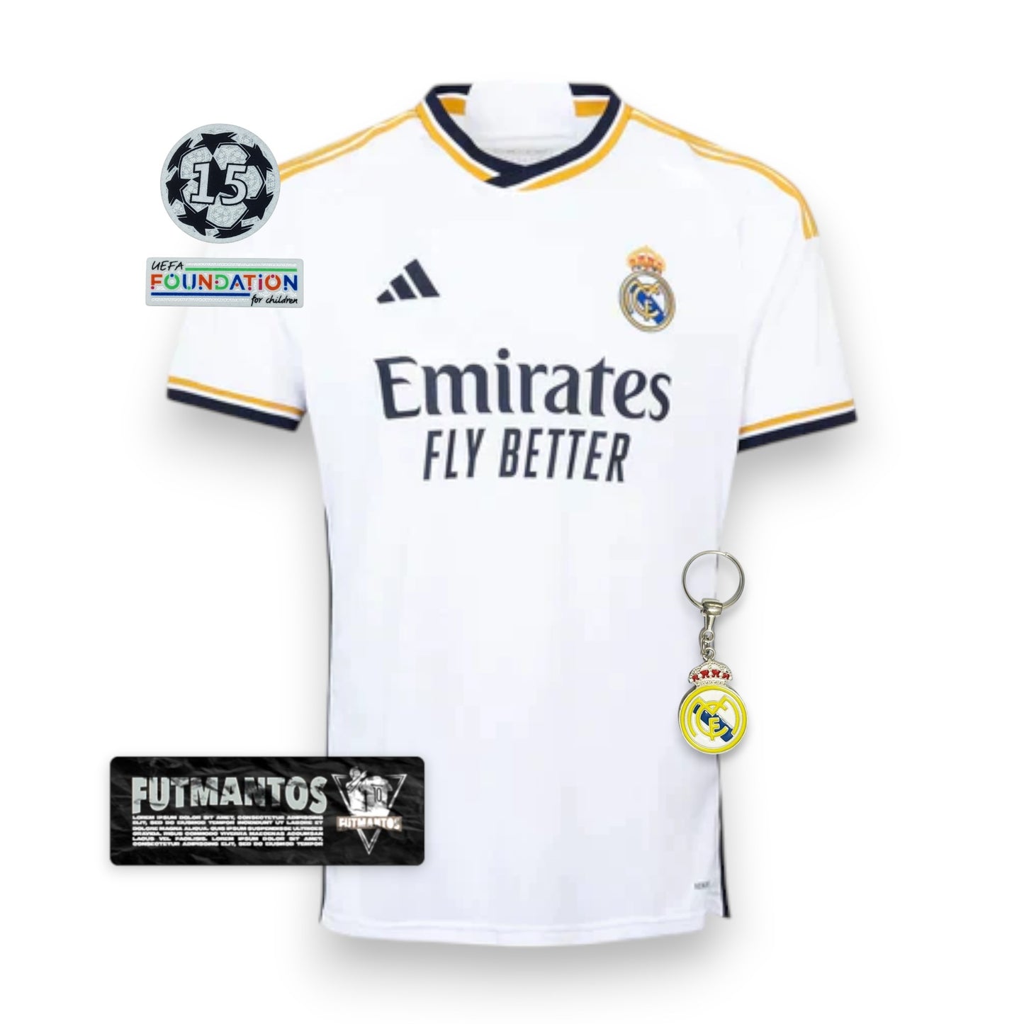 Camisa Real Madrid I 23/24 - Branca | Futmantos