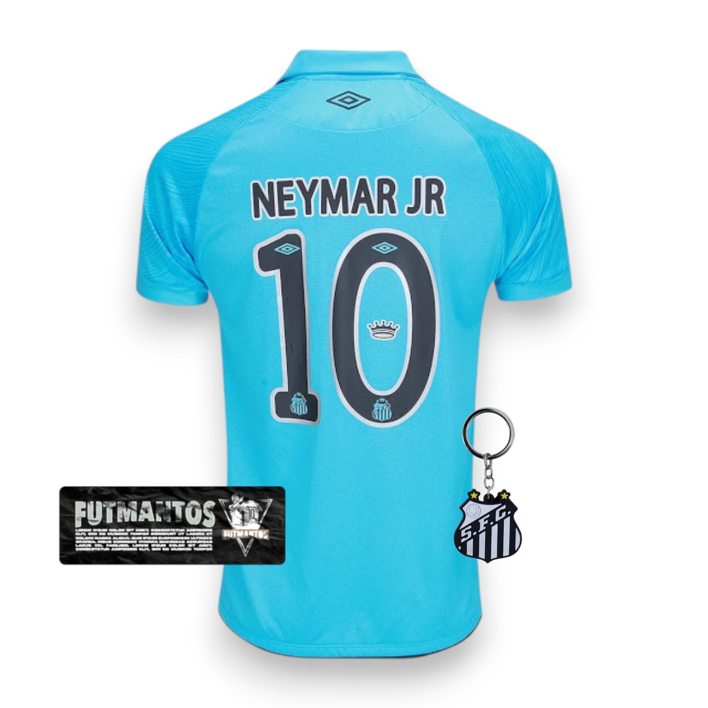 Camisa Santos III 25/26-  NEYMAR JR. #10 | FutMantos