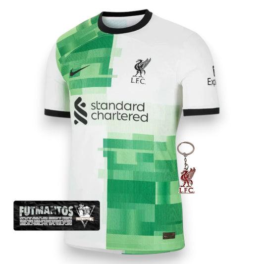 Camisa Liverpool II 23/24 - Verde/Branca | Futmantos