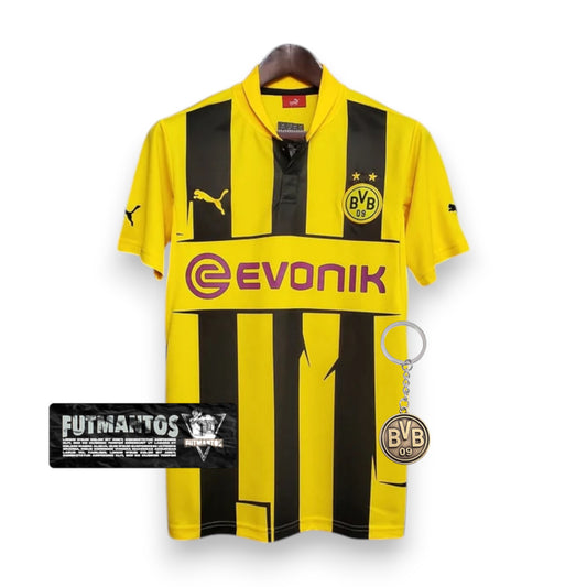 Camisa Borussia Dortmund Retrô 1213 - - Amarela e Preta | Futmantos