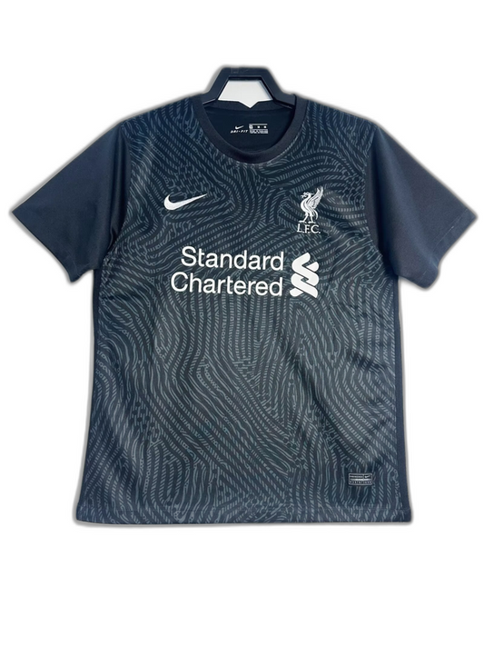 Camisa Liverpool 20/21 Goleiro Preto - Versão Retrô