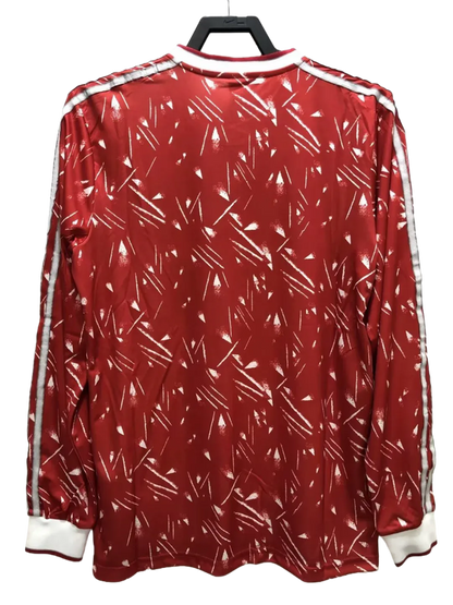 Camisa Liverpool 89/91 I Home - Versão Retrô Manga Longa