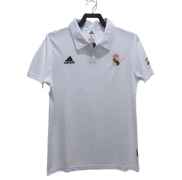 Camisa Real Madrid 02/03 - Liga dos Campeões - I Home - Versão Retrô