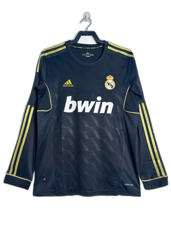 Real Madrid 11/12 II Away Manga Longa - Versão Retrô
