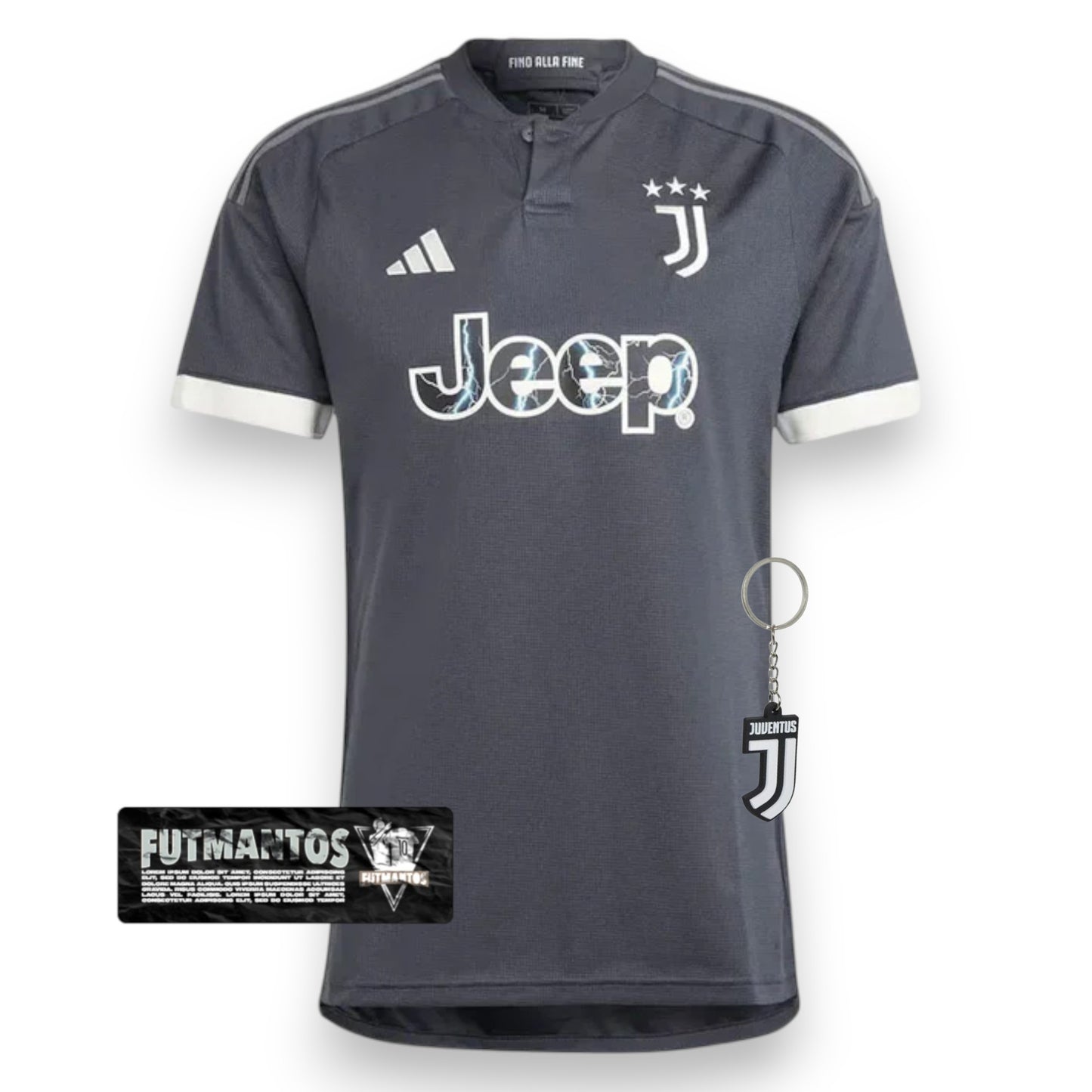 Camisa Juventus III 23/24 - Preta | Futmantos