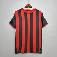Camisa Milan Retrô 09/10 - - Vermelha e Preta | Futmantos