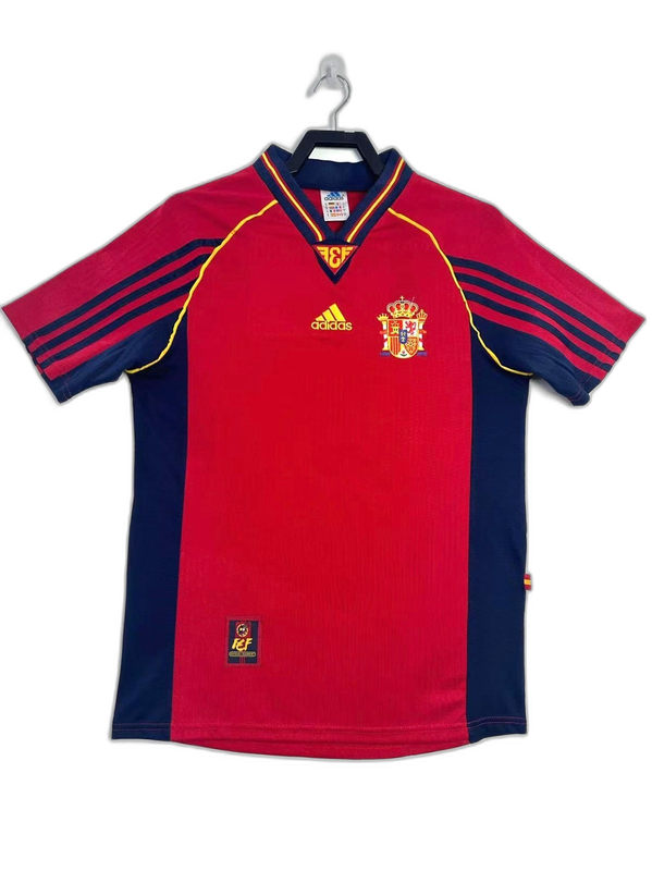 Camisa Espanha 1998 I Home - Versão Retrô | Futmantos